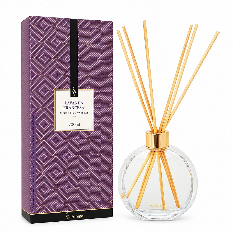 Difusor de Varetas Via Aroma Lavanda Francesa 200 ml