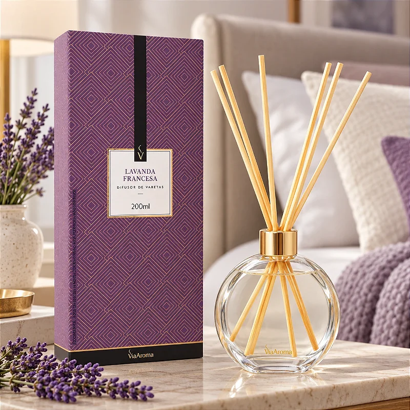 Difusor de Varetas Via Aroma Lavanda Francesa 200 ml
