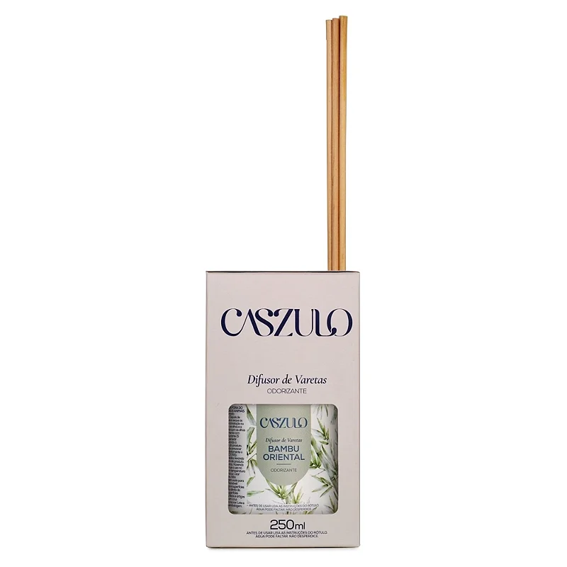 Difusor de Varetas Caszulo Via Aroma Bambu Oriental 250 ml