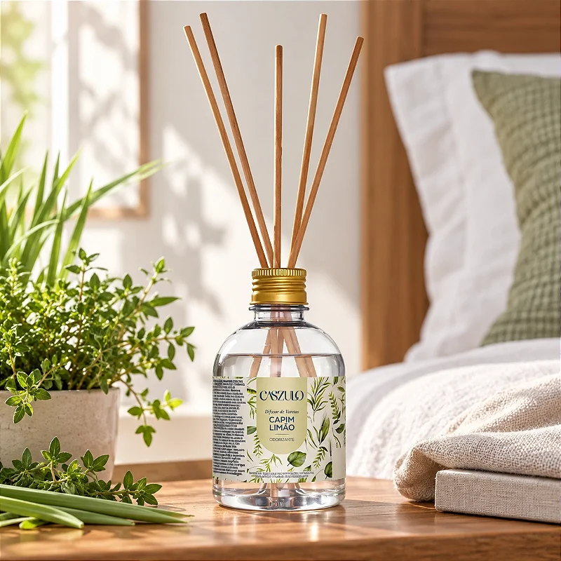Difusor de Varetas Caszulo Via Aroma Capim Limão 250 ml