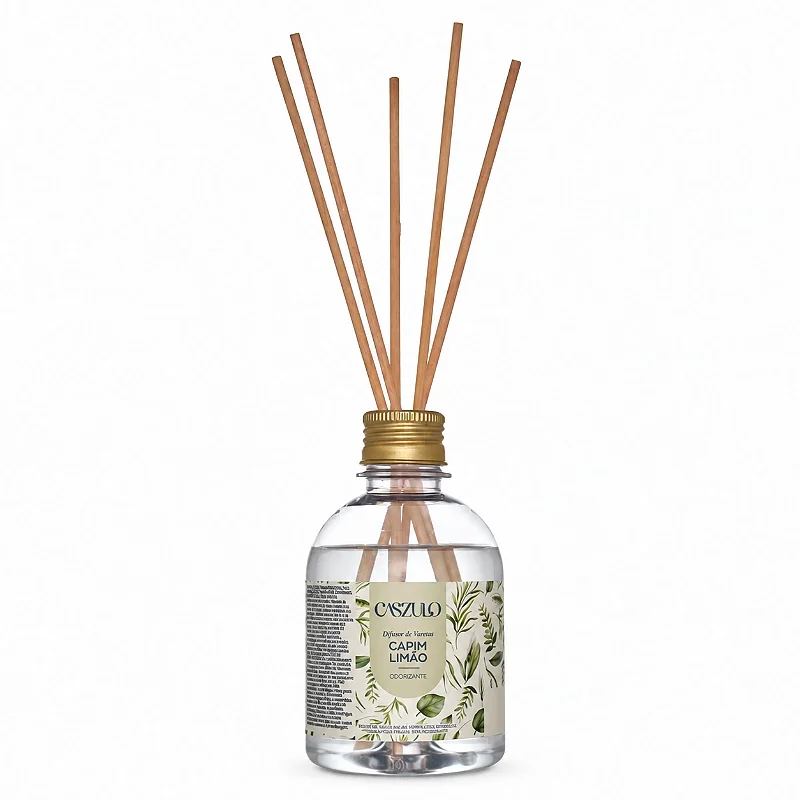 Difusor de Varetas Caszulo Via Aroma Capim Limão 250 ml
