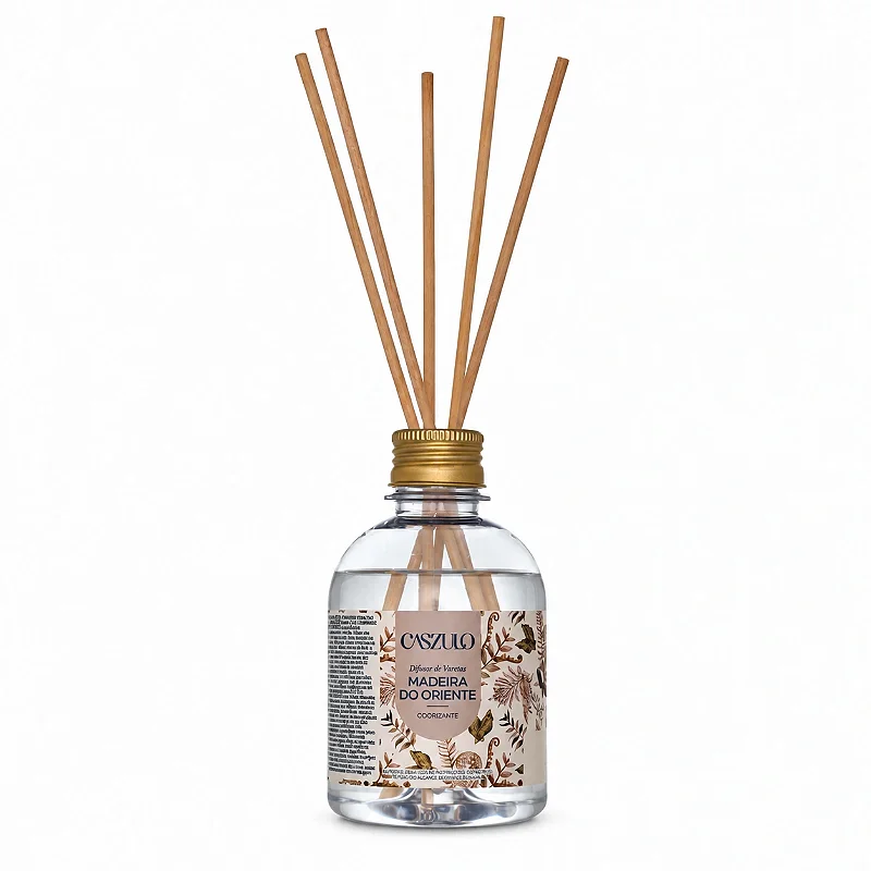 Difusor de Varetas Caszulo Via Aroma Madeira do Oriente 250 ml