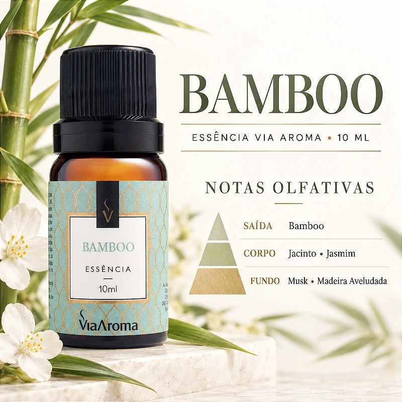 Essência Bamboo Via Aroma 10 ml