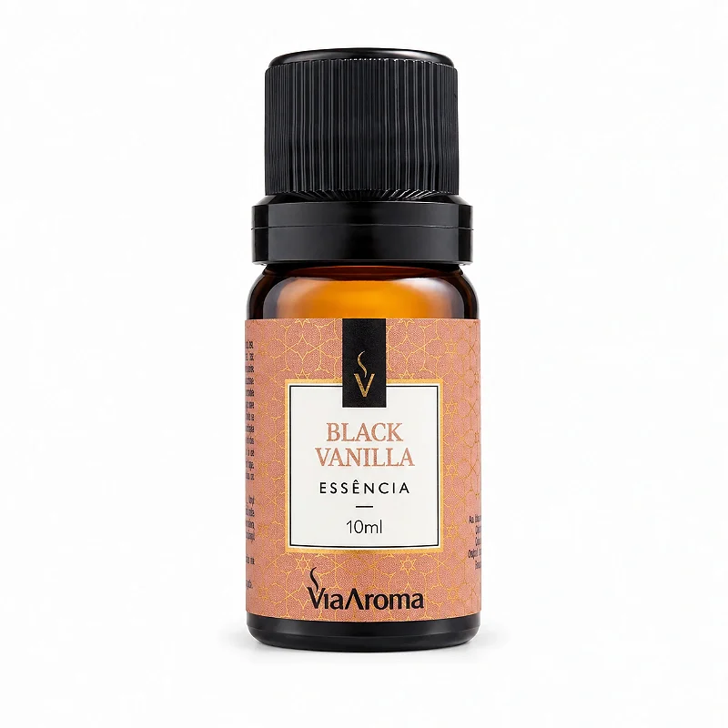 Essência Black Vanilla Via Aroma 10 ml