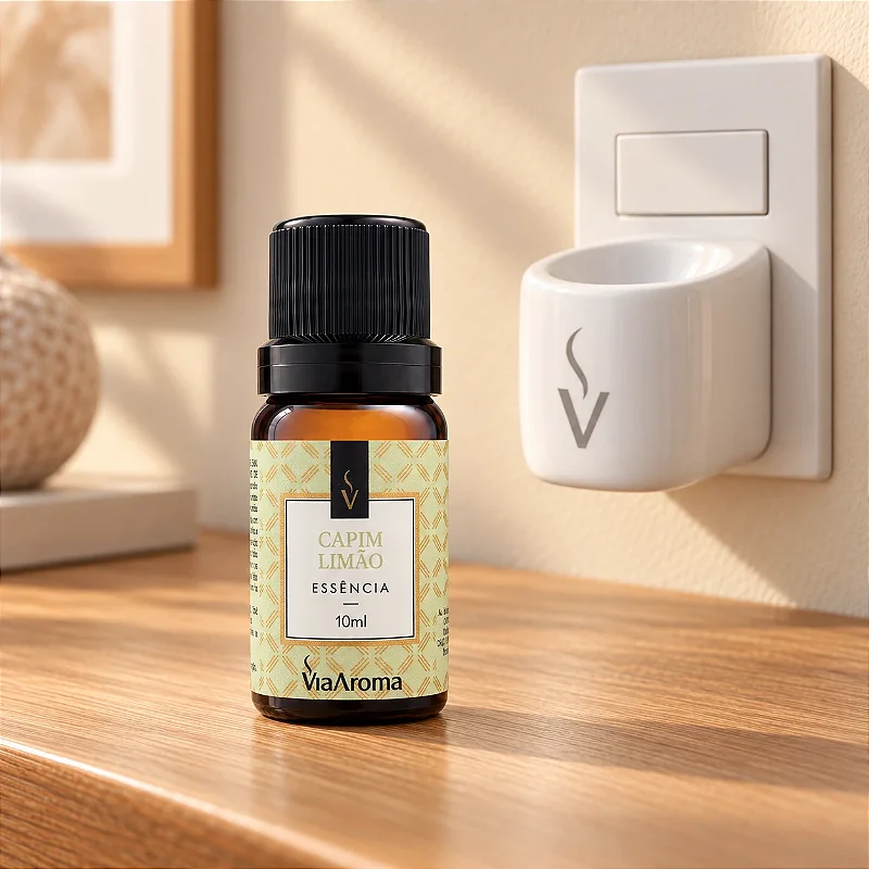 Essência Capim Limão Via Aroma 10 ml