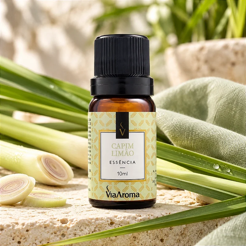 Essência Capim Limão Via Aroma 10 ml