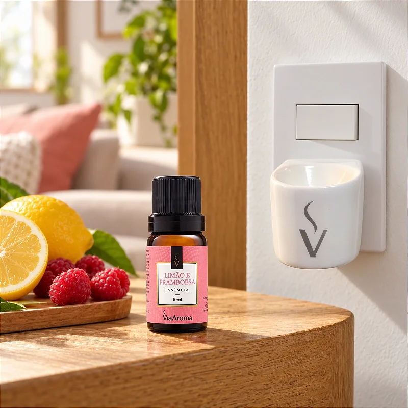 Essência Limão e Framboesa Via Aroma 10 ml
