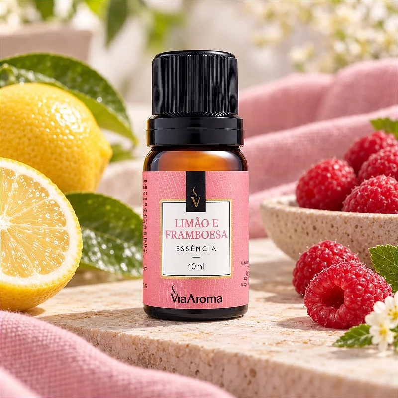 Essência Limão e Framboesa Via Aroma 10 ml