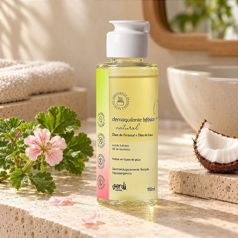 Demaquilante Bifásico Natural 110 ml – Verdi Natural