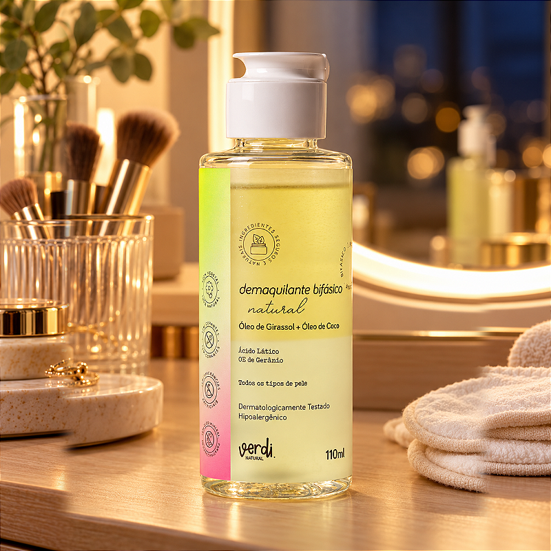 Demaquilante Bifásico Natural 110 ml – Verdi Natural