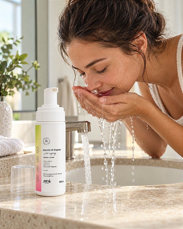 Espuma de Limpeza Facial Natural Pró-Aging 150 ml – Verdi Natural