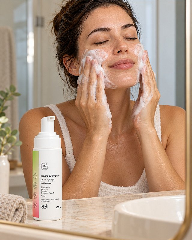 Espuma de Limpeza Facial Natural Pró-Aging 150 ml – Verdi Natural