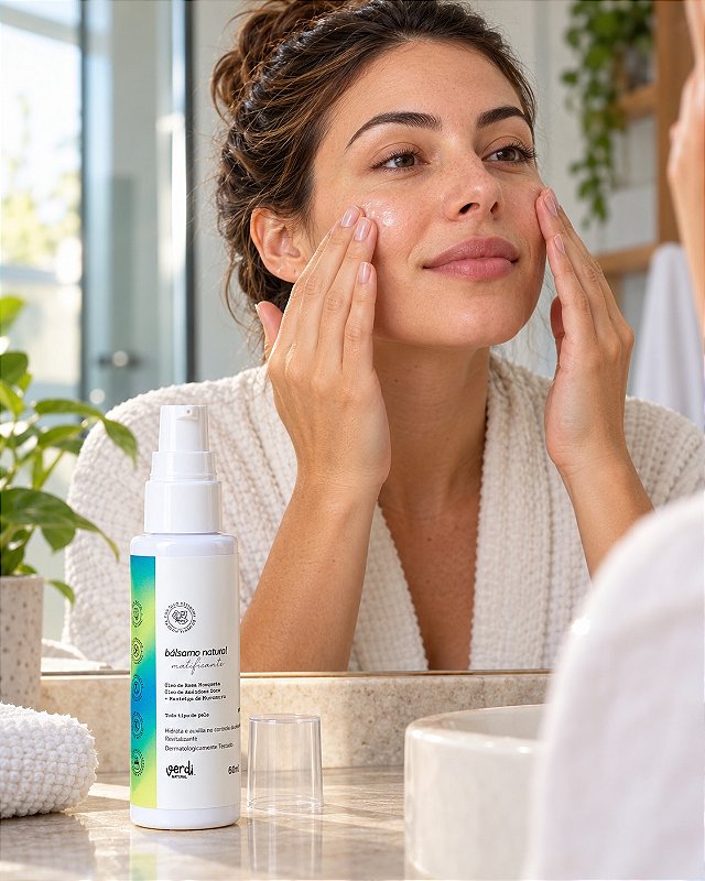 Bálsamo Facial Natural Matificante para Pele com Acne e Oleosa 60 g – Verdi Natural