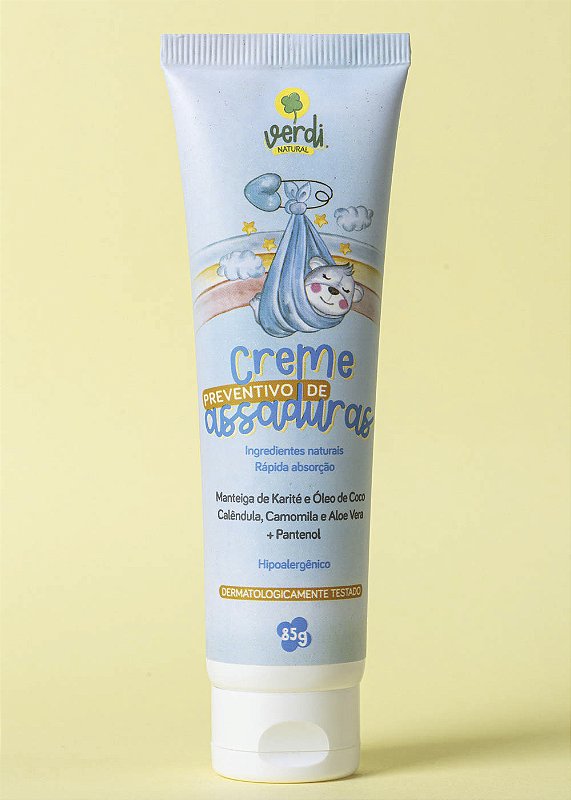 Creme Preventivo de Assaduras para Bebê 85 g – Verdi Natural