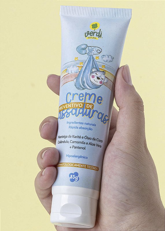Creme Preventivo de Assaduras para Bebê 85 g – Verdi Natural