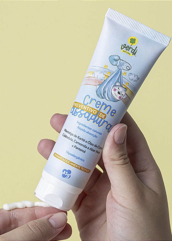 Creme Preventivo de Assaduras para Bebê 85 g – Verdi Natural