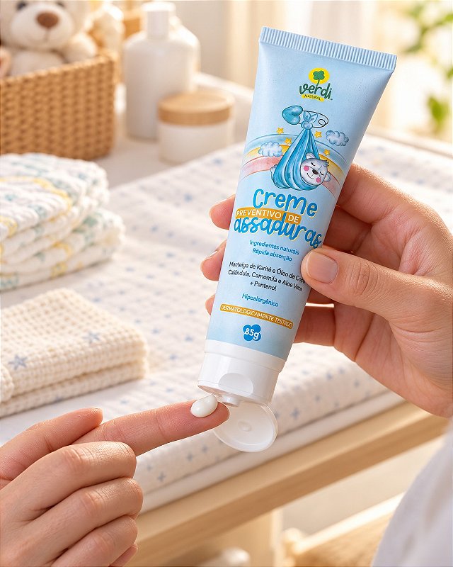 Creme Preventivo de Assaduras para Bebê 85 g – Verdi Natural