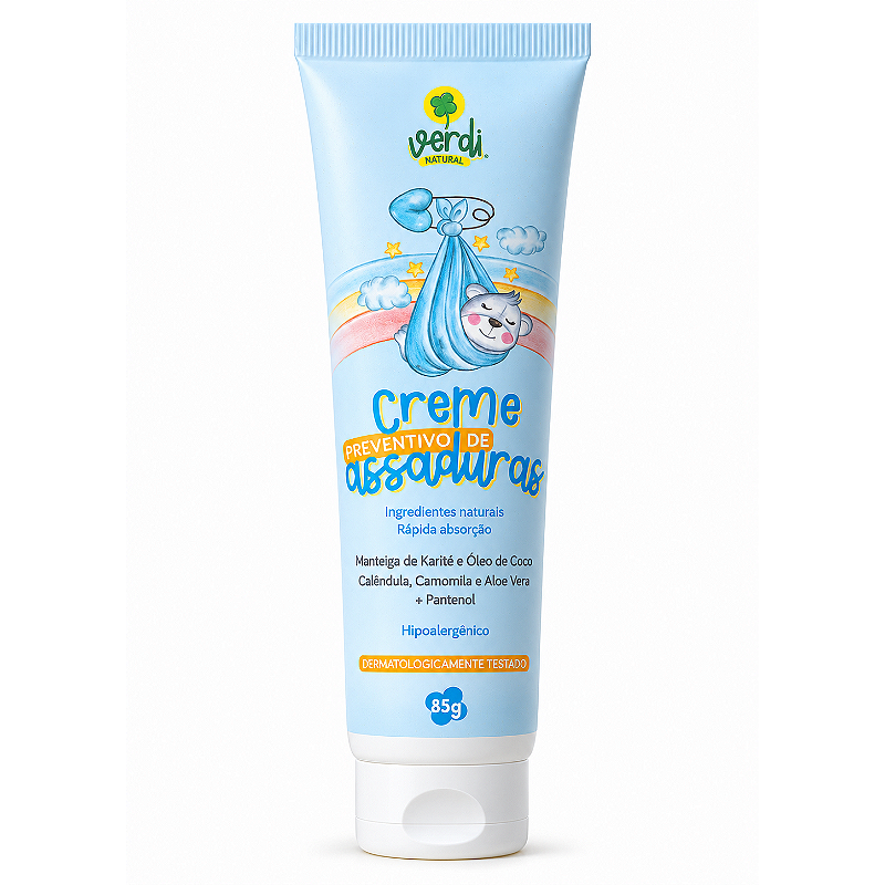 Creme Preventivo de Assaduras para Bebê 85 g – Verdi Natural
