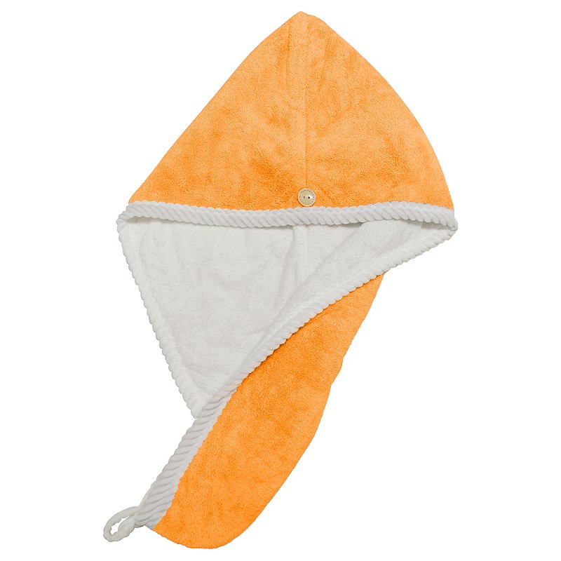 Touca para Cabelo Laço Home Power Sec Dupla Face Laranja