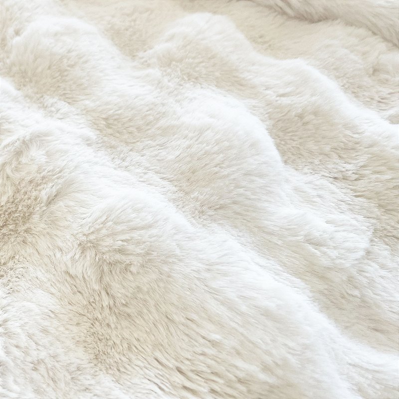 Manta para Sofá Laço Home Pellit Bubble 127x152cm Off White