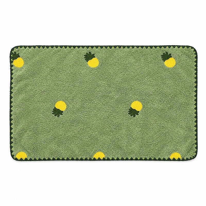 Pano de Copa Laço Home Power Sec 40x60cm Frutas Abacaxi Verde