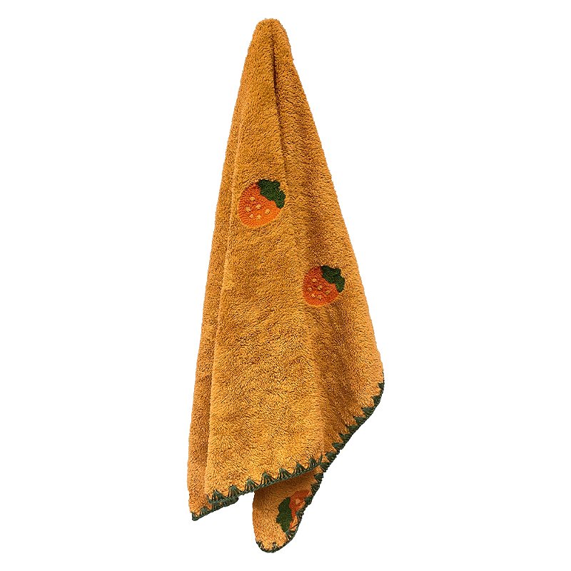 Pano de Copa Laço Home Power Sec 40x60cm Frutas Morango Ocre