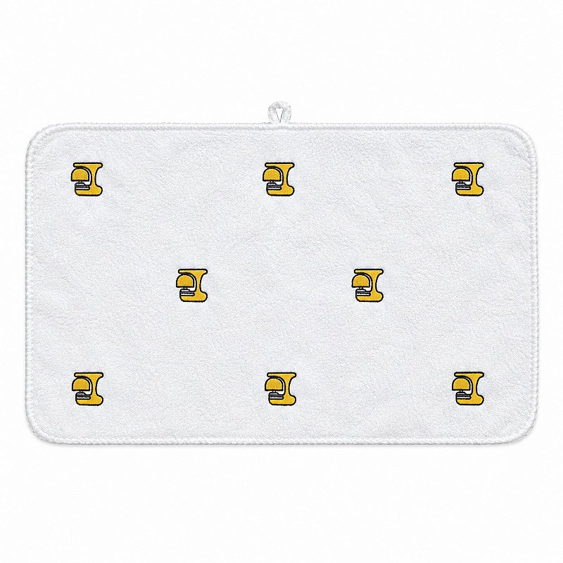 Pano de Copa Laço Home Power Sec 40x60cm Batedeira Amarelo