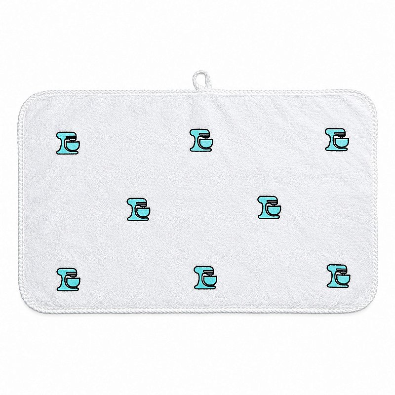Pano de Copa Laço Home Power Sec 40x60cm Batedeira Verde Tiffany
