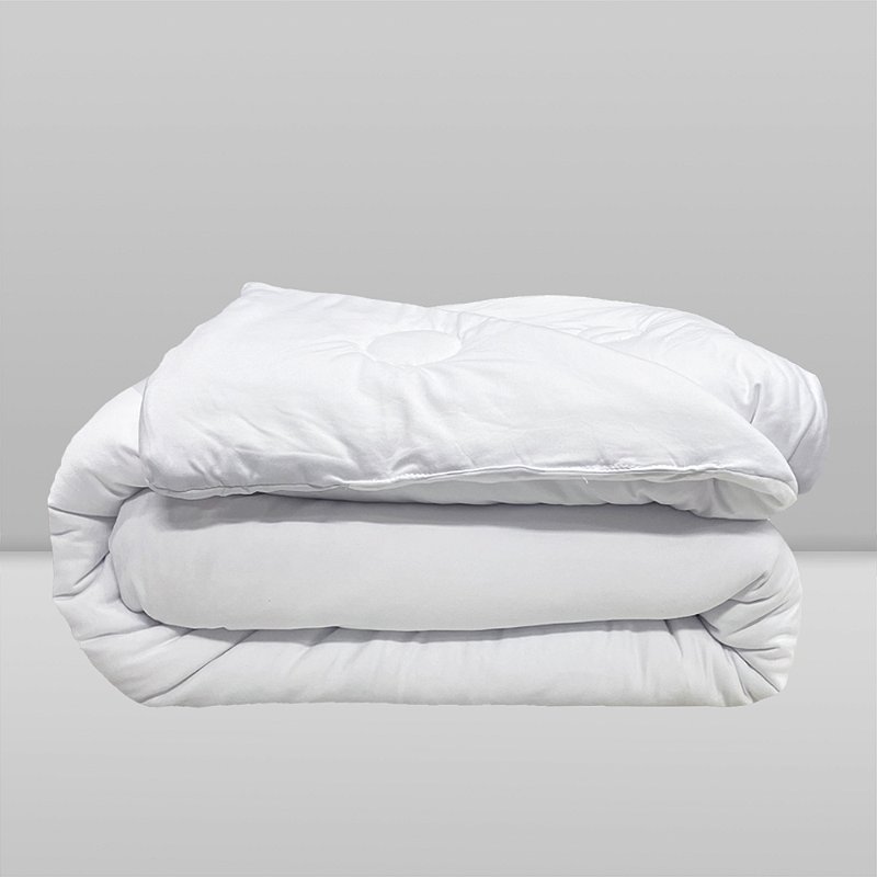 Edredom Casal Extra Macio Marshmallow 2,20 x 2,40 Branco - Laço Bebê