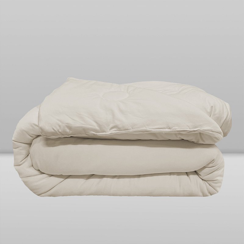 Edredom Casal Extra Macio Marshmallow 2,20 x 2,40 Cinza - Laço Bebê