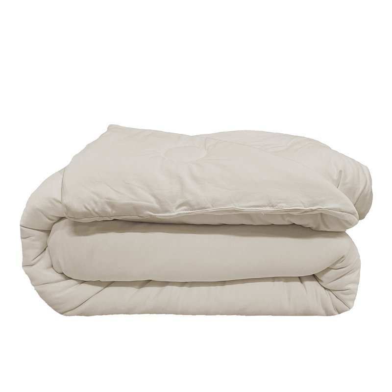 Edredom Casal Extra Macio Marshmallow 2,20 x 2,40 Cinza - Laço Bebê