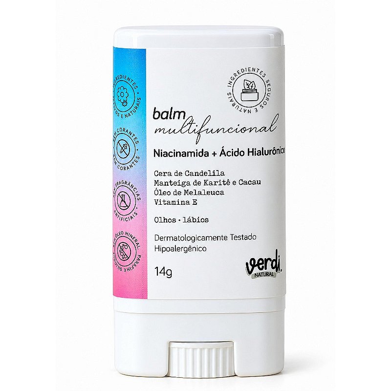 Kit Skincare Facial Natural Completo Verdi Natural – Limpeza, Vitamina C e Balm