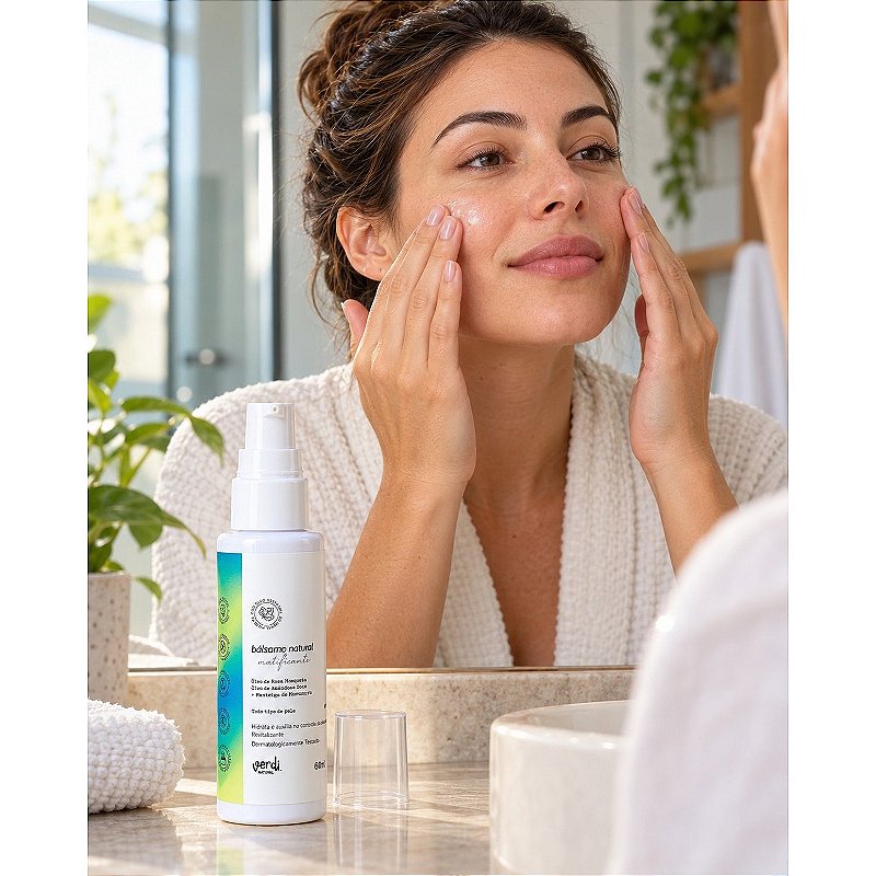 Kit Skincare Facial Natural 8 Produtos Verdi Natural – Rotina Completa de Limpeza e Cuidado