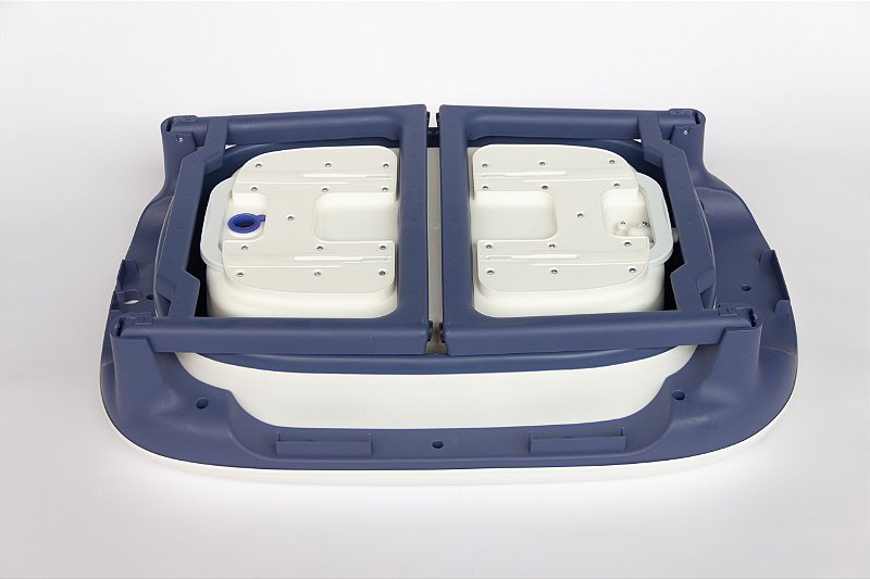 Banheira Dobrável Ofurô Luxo Azul Marinho (0 meses à 10 anos) - Baby Pil