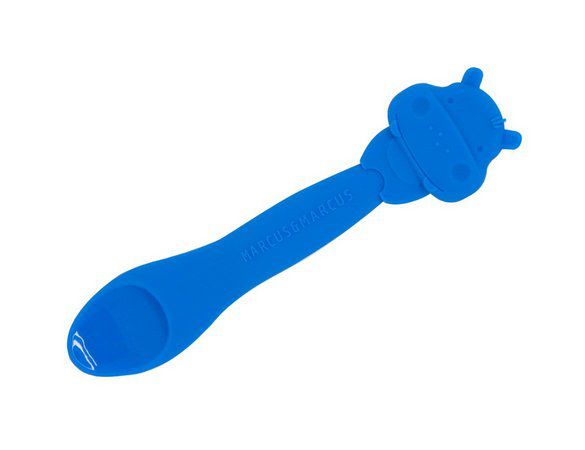 Colher de Silicone Infantil Hipopótamo - Marcus & Marcus