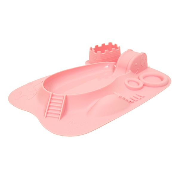 Prato Divertido em Silicone Porquinha - Marcus & Marcus