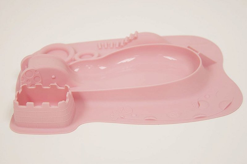 Prato Divertido em Silicone Porquinha - Marcus & Marcus