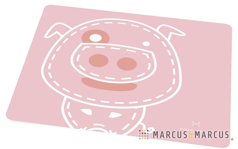 Jogo Americano em Silicone Porquinha - Marcus & Marcus