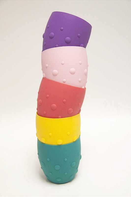 Copo de Treinamento em Silicone 200ml Porquinha - Marcus & Marcus