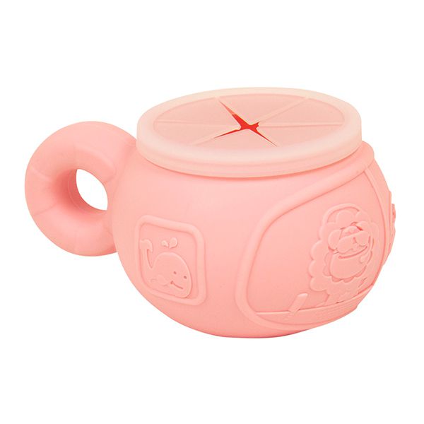Porta Salgadinho em Silicone Porquinha - Marcus & Marcus