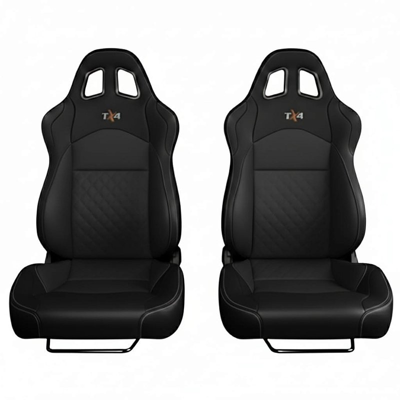 Bancos Rallye Design Stradale (Par) p/ Troller TX4 - Conforto Off-Road ...