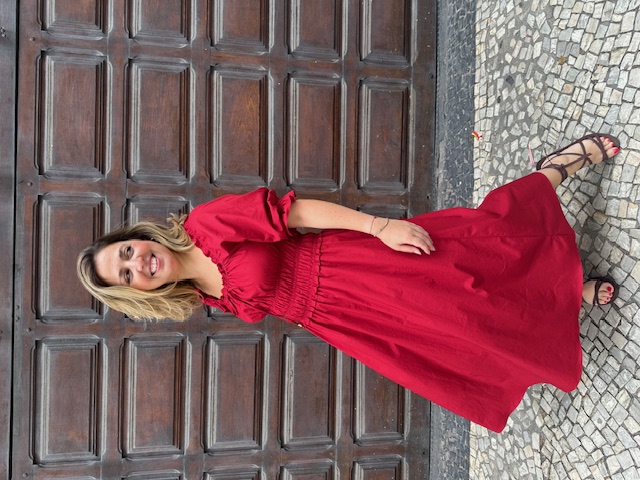 VESTIDO TRICOLINE FLOWER