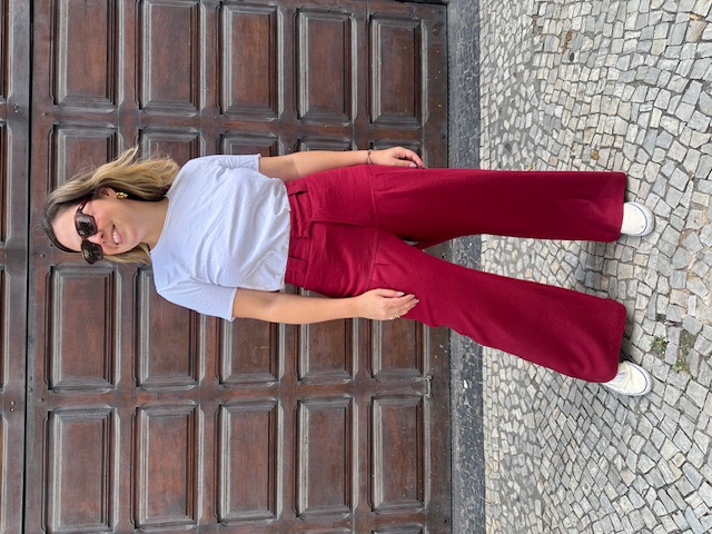 CALÇA LINHO SUSPENDERS