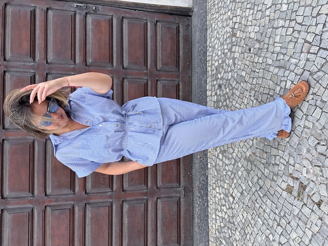 CALÇA BABADINHO STRIPES MIX