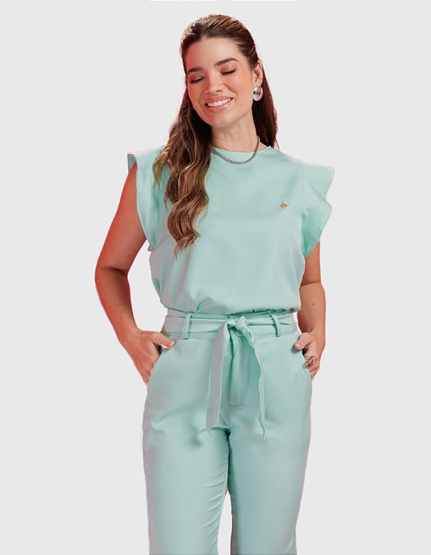 Scrub Feminino Lucy Verde Caribe