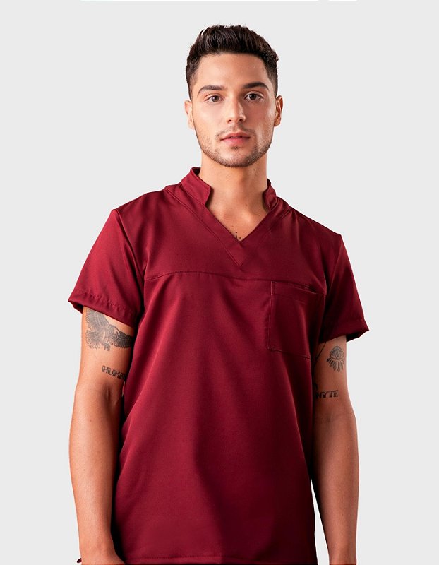 Scrub Masculino Harry Malbec