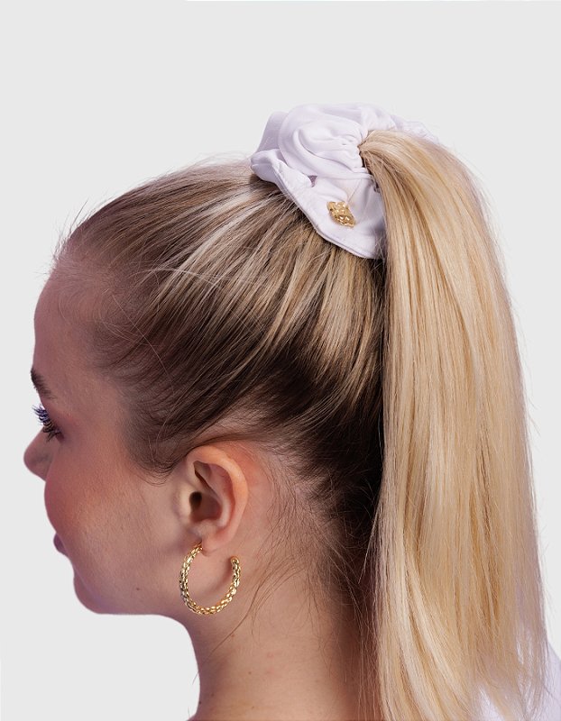 Scrunchie Feminina Branca