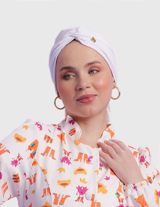 Faixa 2 em 1 Feminina Branca