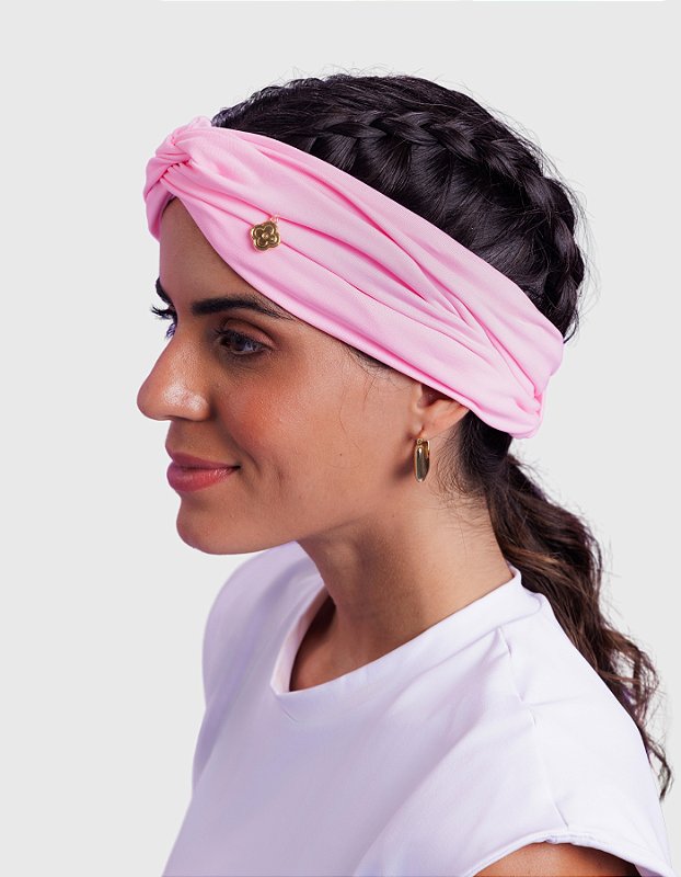 Faixa 2 em 1 Feminina Rosa Claro