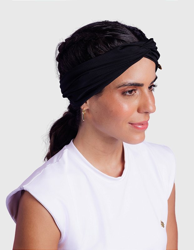 Faixa 2 em 1 Feminina Preta